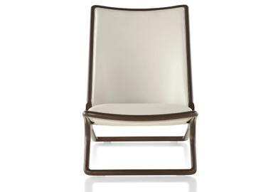 SCISSOR - Leather armchair by Herman Miller - view 2